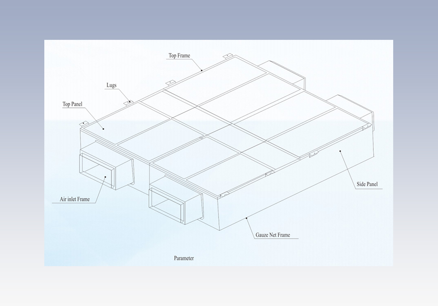 Ceiling Laminar Air Flow