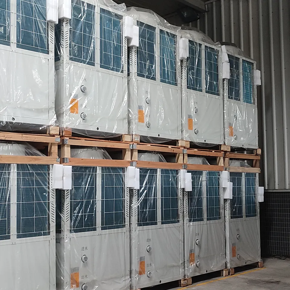 150kW Low Ambient Temperature Inverter Heat Pump Evi Air Cooled Modular Chiller