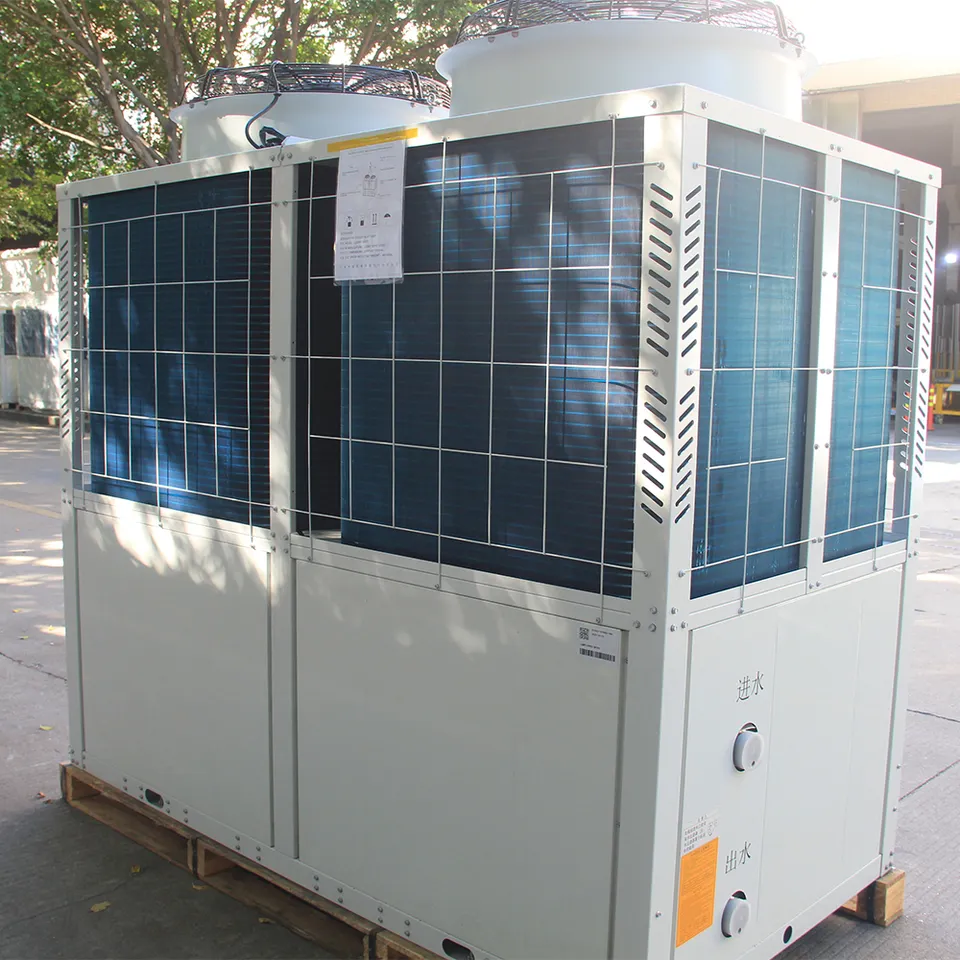 150kW Low Ambient Temperature Inverter Heat Pump Evi Air Cooled Modular Chiller
