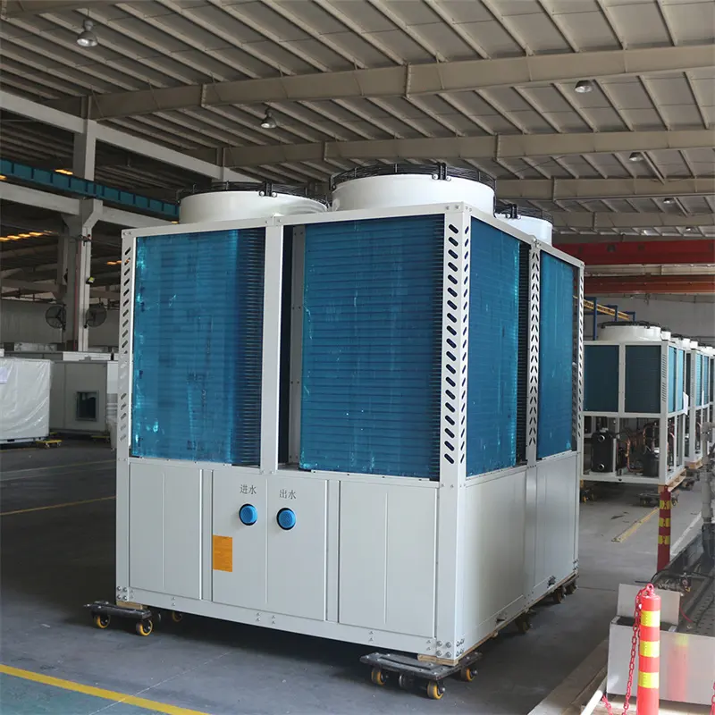 100kw Recirculating Air Cooled Chiller Commercial Free Hot Water Heat Recovery Air cooled chiller