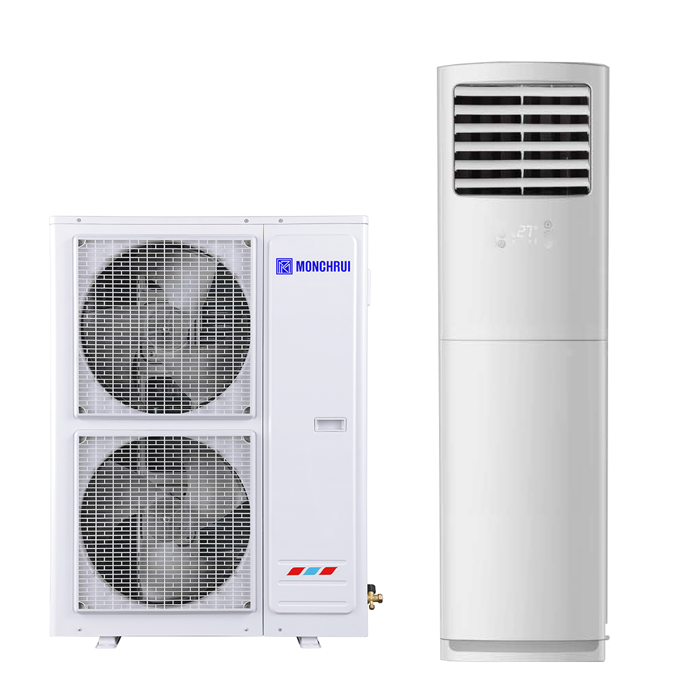 CE UL SASO Certification 3 Phases 48k Btu Floor Standing Ac Cooling And Heating Inverter Type Split Air Conditioner Cabinet