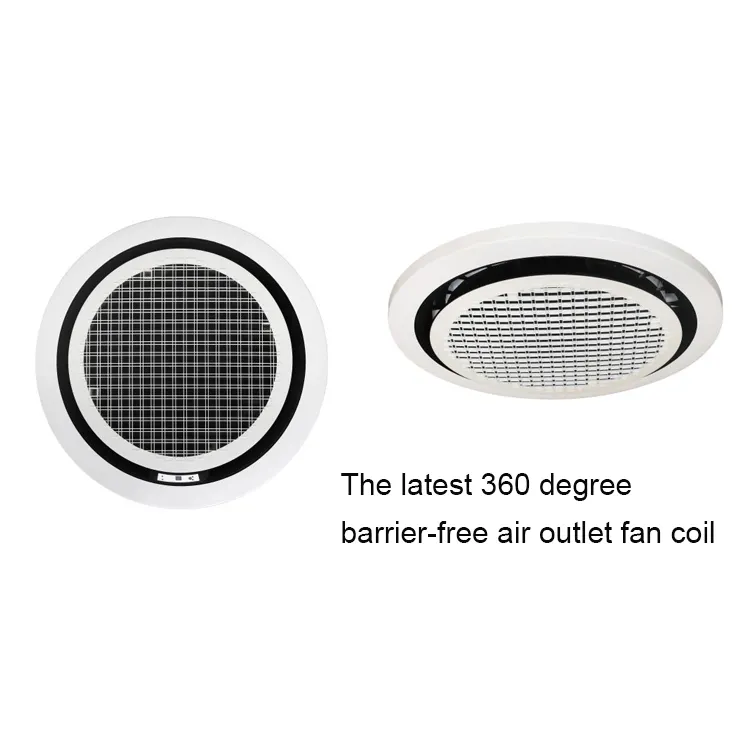 Industry Commercial Building Use Air Conditioner Round Cassette Ceil Fan Fan Coil Units Inverter