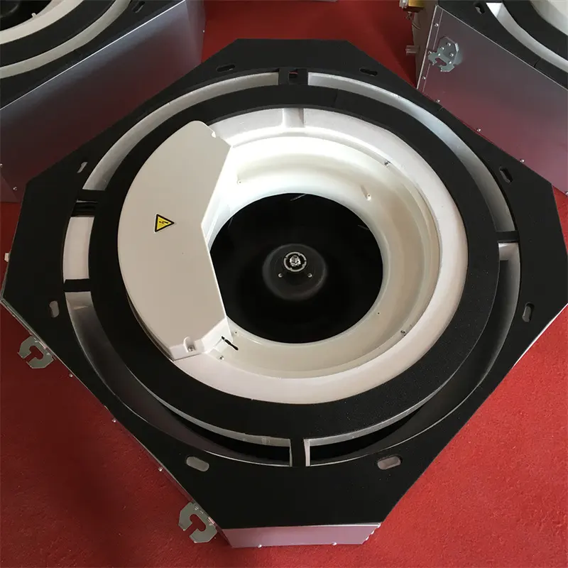 Unique Design Cooling Fcu Capacity 6.8-10.8kw Round Water Fan Coil Unit ceil mount