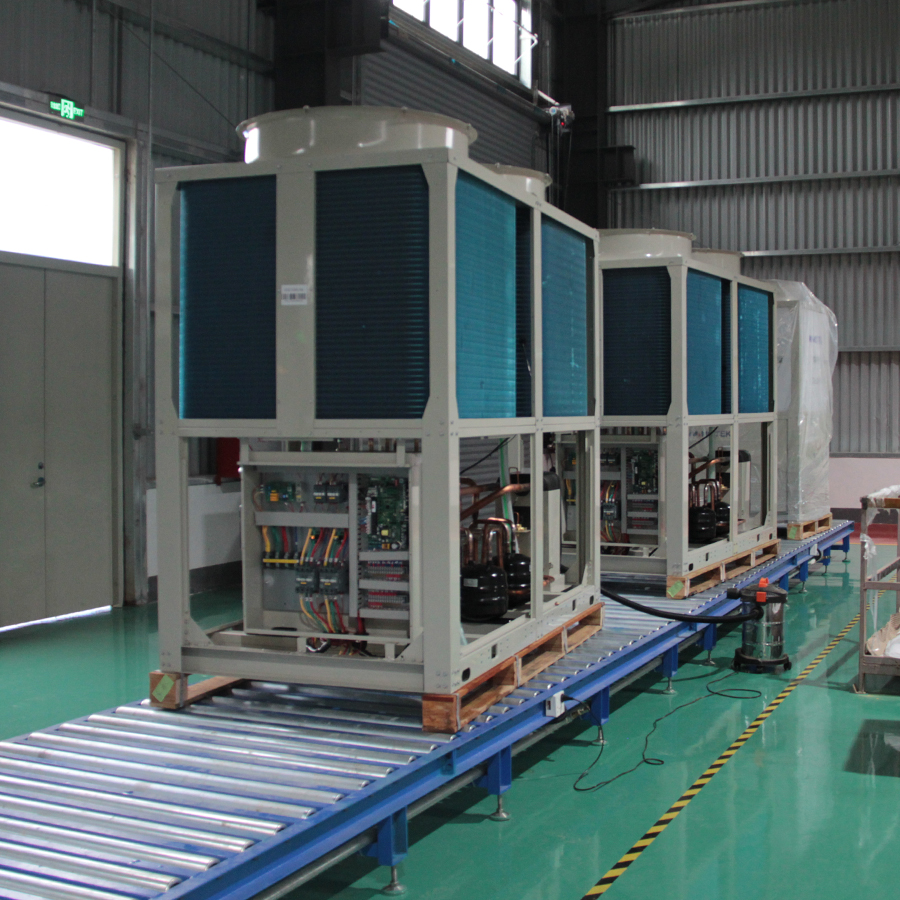 Industrial Air Conditioner Hvac Cooling Equipment Recirculating Air Cooled Water Chiller