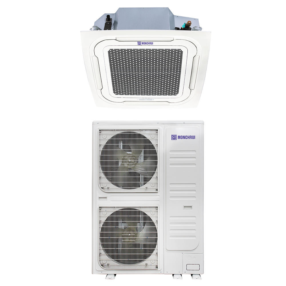 4‑Way Cassette Ceiling Air Conditioner 12K‑60K BTU On‑Off & Inverter DX Split Unit